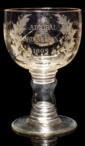 Lot 134 - A Lord Nelson goblet.