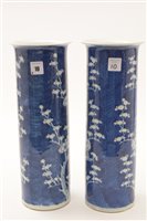 Lot 10 - Pair of Chinese 19th Century sleeve vases.
