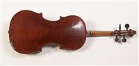 Lot 65 - A Continental Violin
