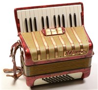 Lot 143 - A Hohner piano accordion in a case