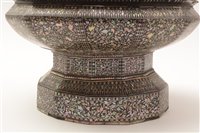 Lot 34 - Near pair of Thai offering bowls.