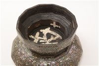 Lot 34 - Near pair of Thai offering bowls.