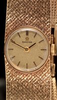 Lot 471 - Omega 9ct gold Lady's wristwatch