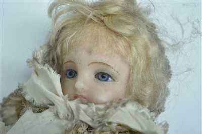 Lot 134 - Victorian wax doll
