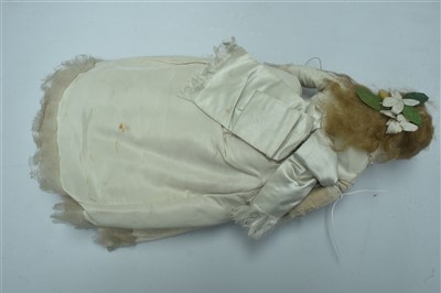 Lot 135 - Victorian wax doll