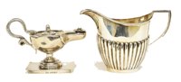 Lot 426 - Table lighter and cream jug