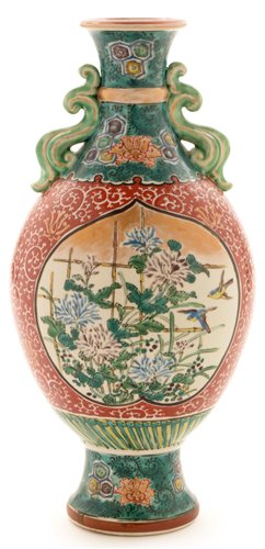 Lot 43 - A Japanese vase.