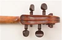 Lot 54 - Violin and bow cased