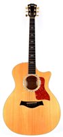 Lot 191 - Taylor 614 CE Guitar cased