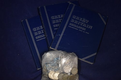 Lot 139 - Mostly pre-1947 shillings