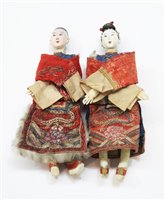 Lot 383 - Chinese opera dolls
