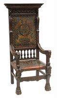 Lot 721 - 19th Century hall chair.