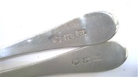 Lot 417 - Robert Pinkney pair of table spoons