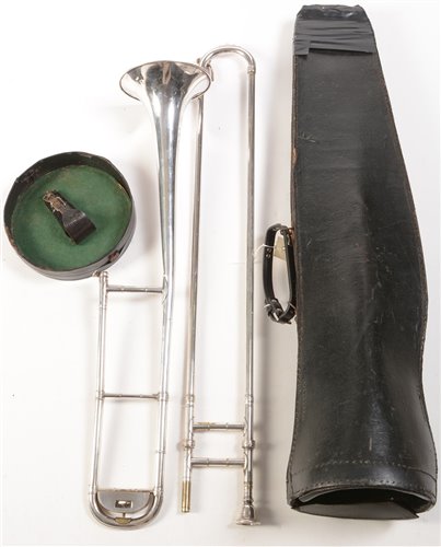 Lot 16 - Trombone in case