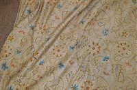 Lot 397 - Two embroidered bed covers
