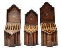 Lot 703 - Three knife boxes.