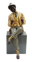 Lot 382 - Cast resin figure of Mr. Bojangles