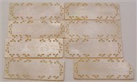 Lot 23 - Chinese mother of pearl gaming counters