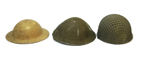 Lot 357 - Three British helmets