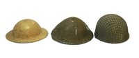 Lot 357 - Three British helmets
