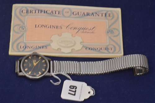 Lot 677 - Longines wristwatch