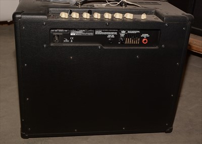 Lot 101 - Vox VT50 guitar amplifier; and a foot pedal.