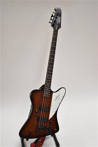Lot 198 - An Epiphone Firebird bass guitar.