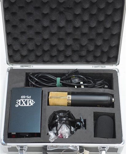 Lot 102 - MXL V69 tube microphone unit; and flight case.