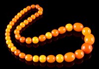 Lot 508 - Amber necklace