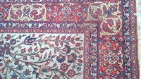 Lot 582 - Isfahan carpet