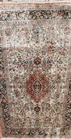 Lot 645 - Silk rug