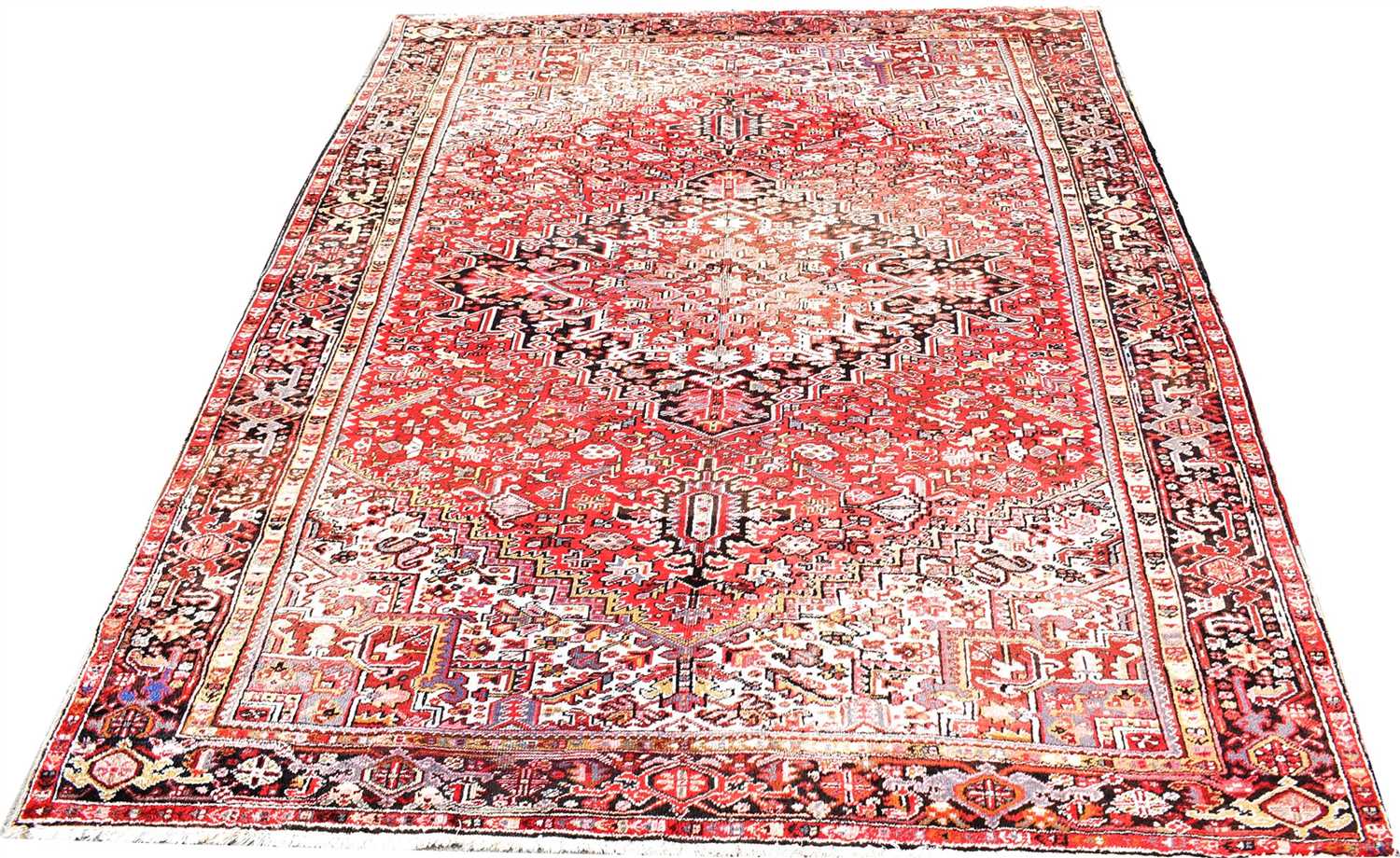 Lot 681 - Heriz carpet