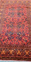 Lot 586 - Afghan rug