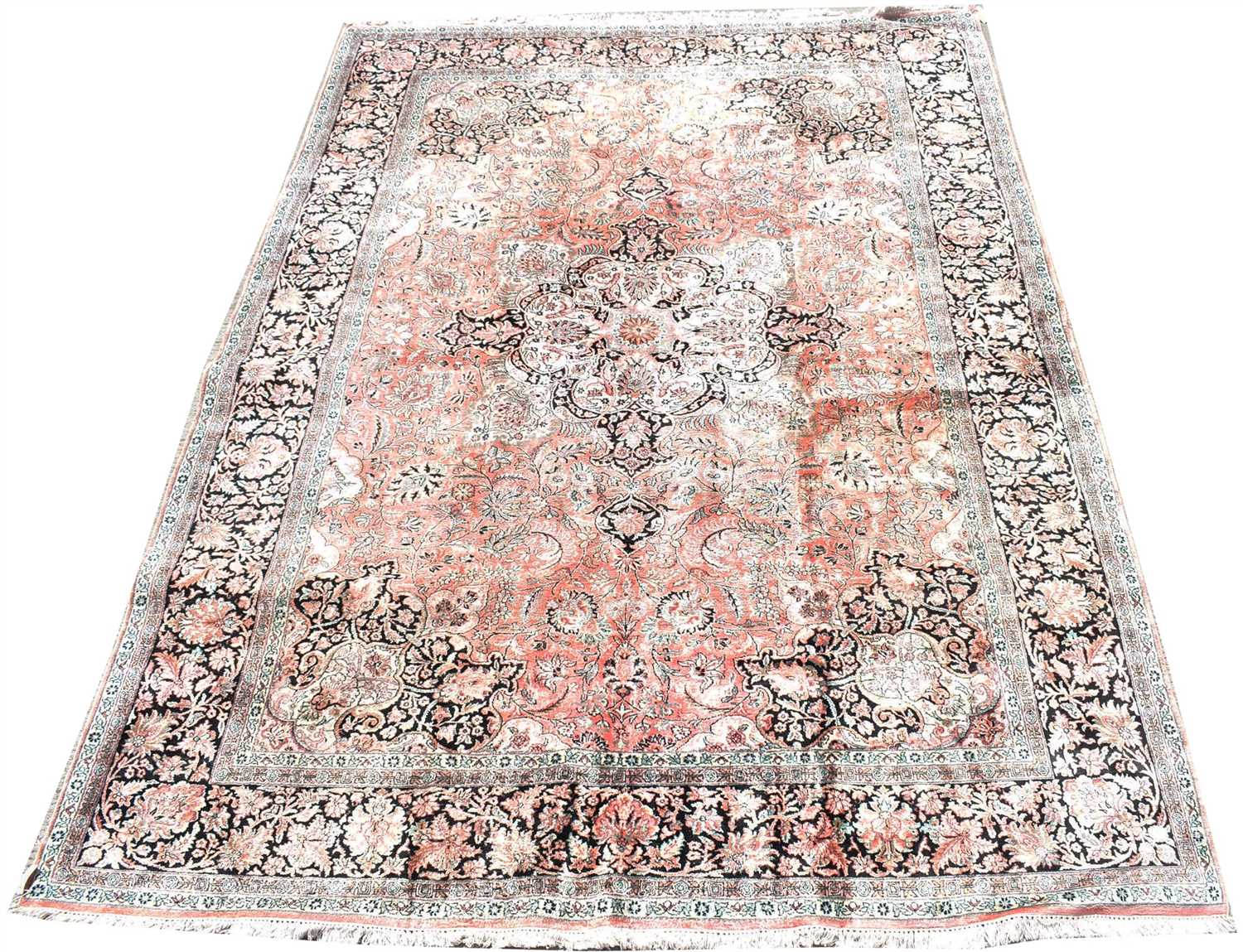Lot 685 - Silk carpet