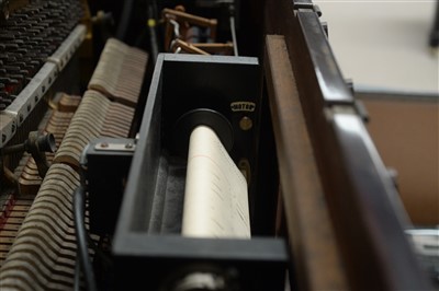 Lot 65 - Steinway Pianola and rolls