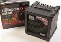Lot 90 - A Roland Cube-20XL Bass Amplifier, boxed