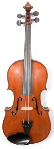 Lot 47 - French Mirount Violin, original case and modern case