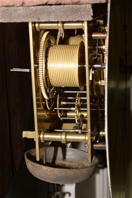 Lot 744 - William Dobbie, Falkirk: a Scottish mahogany longcase clock.