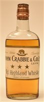 Lot 1024 - Bottle of John Crabbie whisky