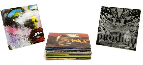 Lot 393 - Approx thirty five dance and pop records.