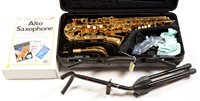 Lot 4 - Yamaha Alto saxophone and accessories.