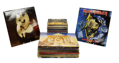 Lot 366 - Metal and heavy rock records.