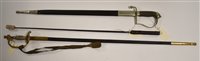 Lot 31 - Two German swordsa and a sword stick blade