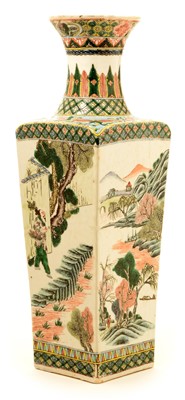 Lot 21 - A 19th Century Chinese Famille Vert vase.