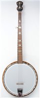 Lot 74 - Vintage Kay Banjo