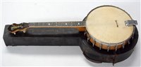 Lot 73 - 4 string Banjo cased