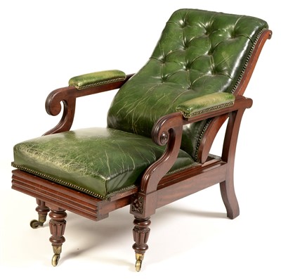 Lot 843 - Manner of Daws open arm chair