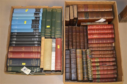 Lot 763 - Leather-bound books