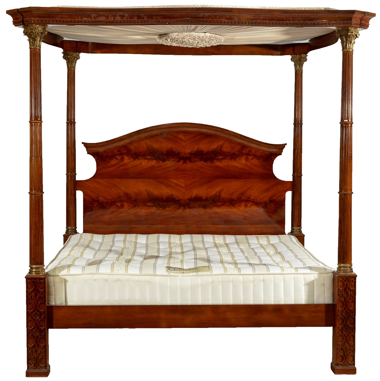 Lot 897 - Large four poster bed