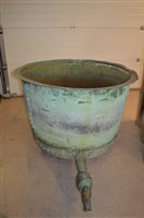 Lot 863 - Large copper container